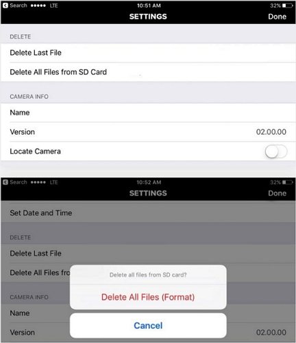 format sd card gopro