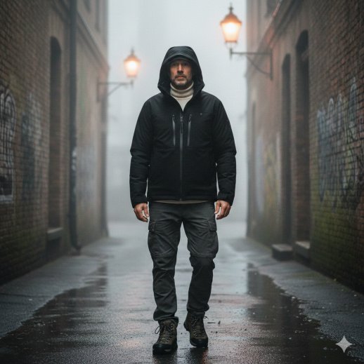 a-rugged-man-standing