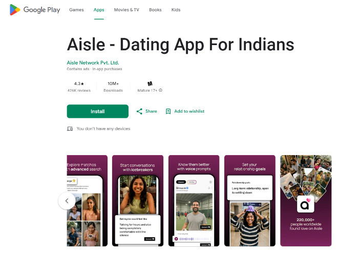 aisle dating apk download