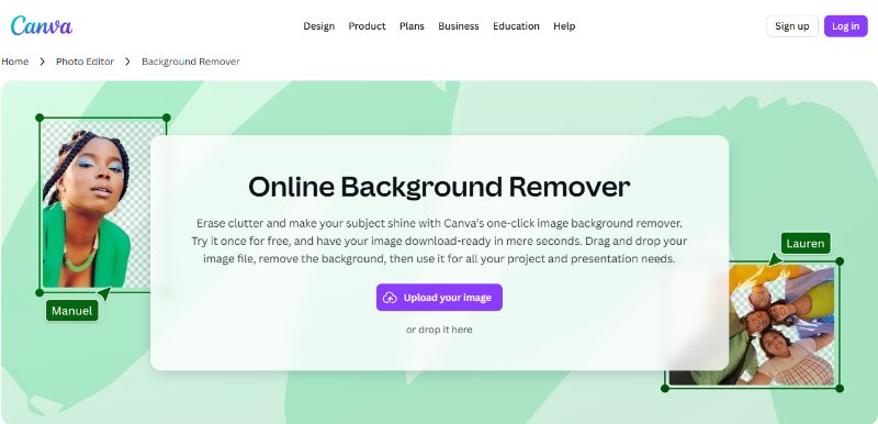 Canva for background Removal