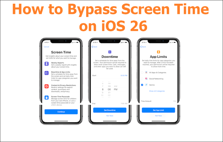 iOS 26 스크린 타임 뚫기