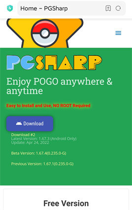 PGSHARP] Key pokemon go STANDARD EDITION ANDROID Only