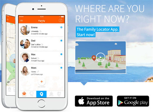 track mobile phone location from families
