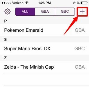 этапы для пользования -gba4ios-7