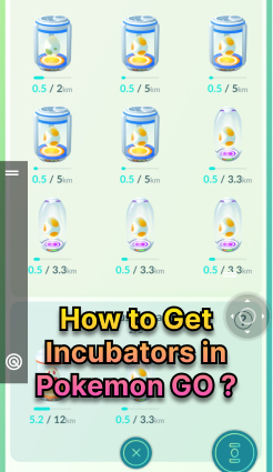 Sådan får du inkubatorer i Pokemon Go