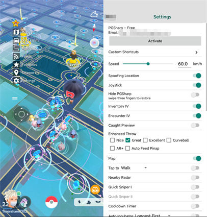 change locationuse pgsharp pokemon go