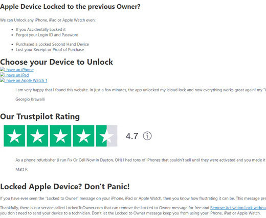interface of lockedtoowner com