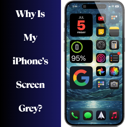iPhone grey screen