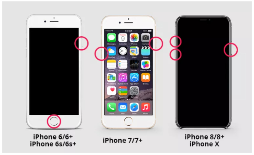 iPhone 強制重新啟動步驟