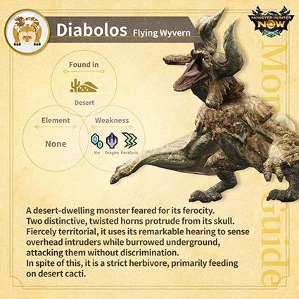 Diablos Invasion: Investigate an outbreak of Diablos in desert regions! – Monster  Hunter Now