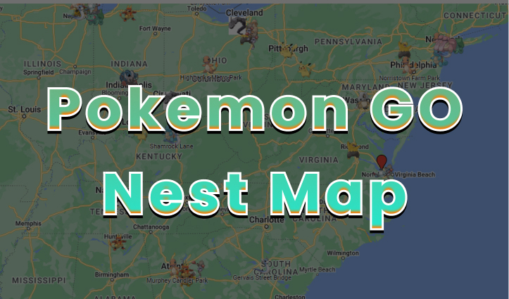 Top 4 Pokemon Go Nest Maps