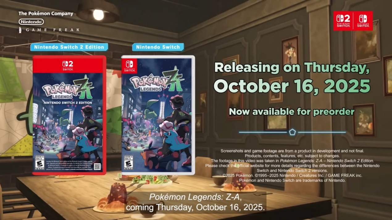 Pokémon Legends: Z-A release