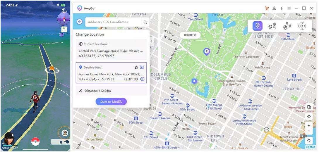 Escanear Poképaradas y Gimnasios