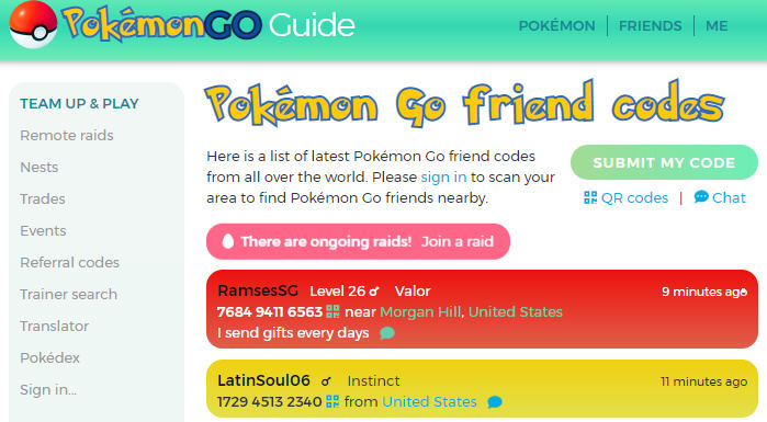Pokemon go friend code  Pokemon go, Pokemon, Pokemon go cheats