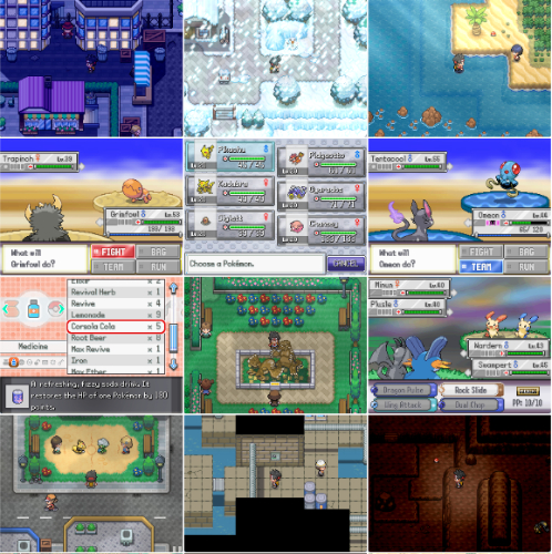 Pokémon Infinity 遊戲場景
