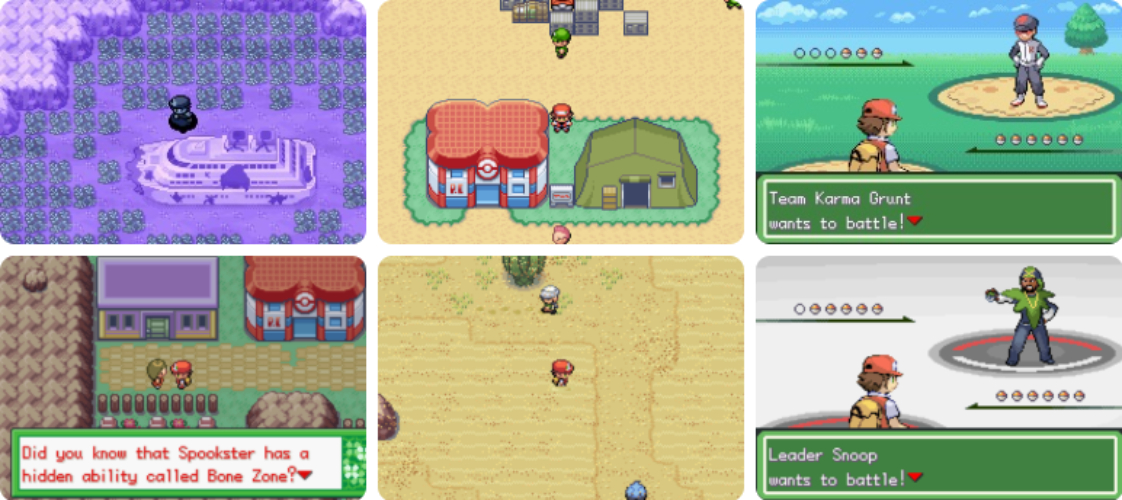 Pokémon Clover 遊戲場景