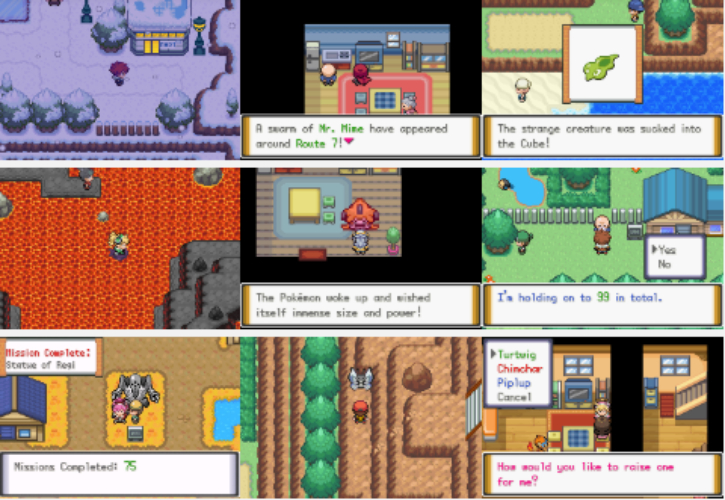Pokémon Unbound 遊戲場景