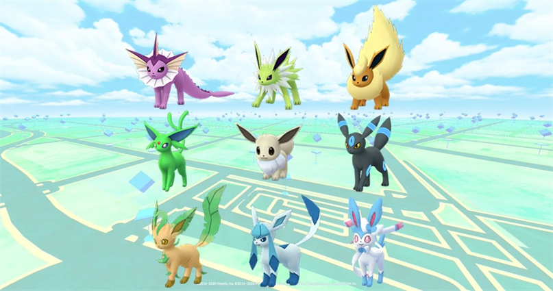Como conseguir cada evolução de Eevee em Pokémon GO
