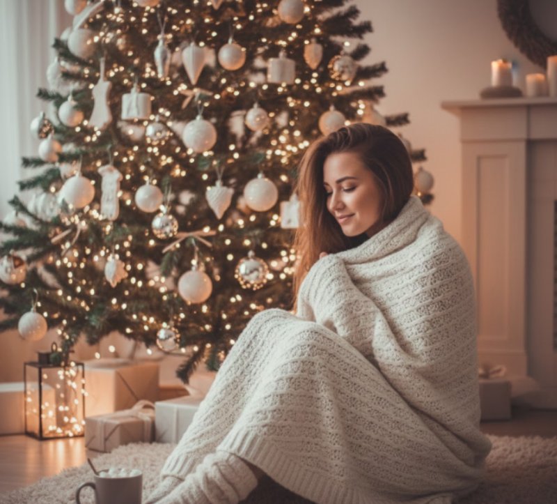 snuggling-near-a-christmas-tree