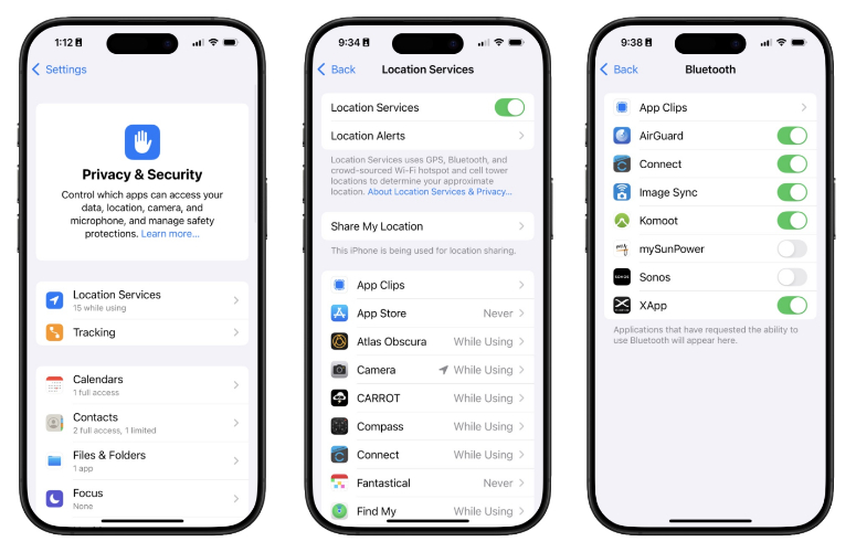 Check App Permissions