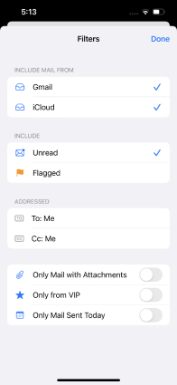 how to delete multiple emails on iphone-filter emails by unread