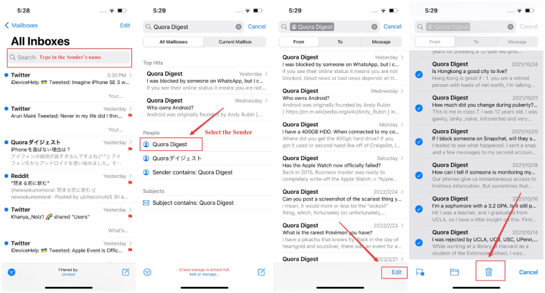 How To Delete Emails On Iphone 6s