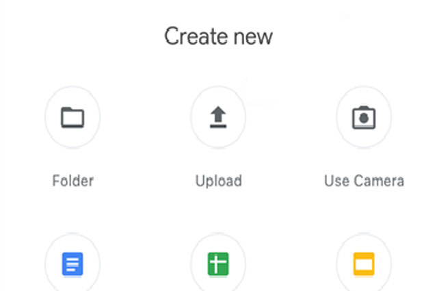 google drive upload