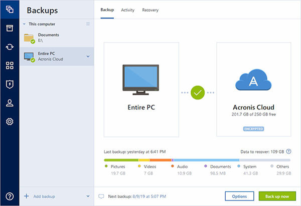 acronis true image data migration software pny