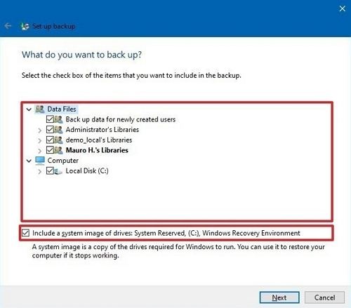 what to backup 2