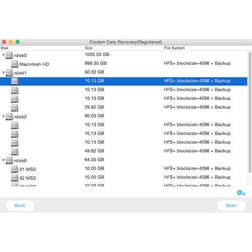 recoverit main user interface