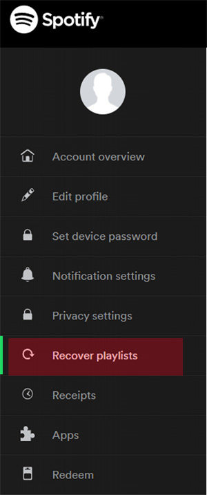 spotify playlist disappeared