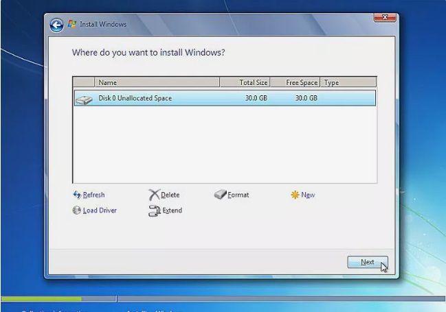 disk 0 windows 7