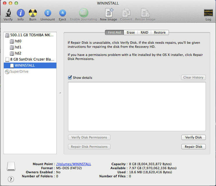 making a disk image for mac fusion emulator