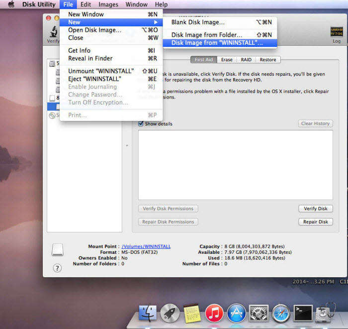 open mac disk image in windows