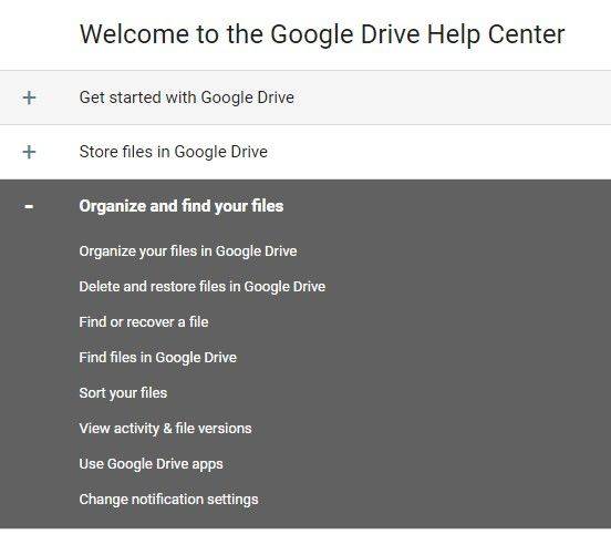 Google Drive Help Center