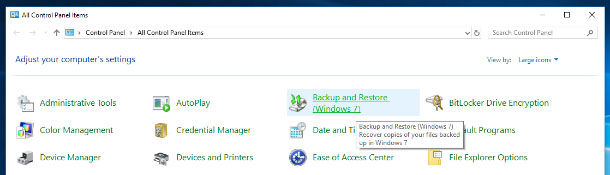 windows 7 folder backup