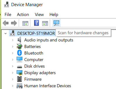 scan hardware changes