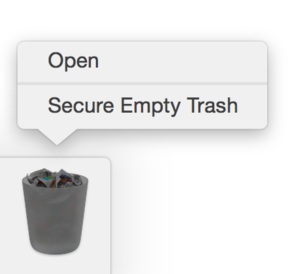 force empty trash mac mojave