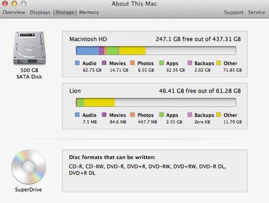 how to clear system storage on macbook air