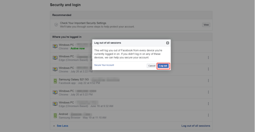 how to logout facebook from all devices on computer-5