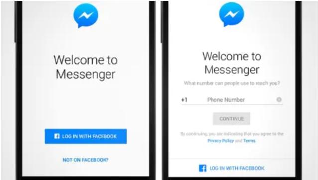 facebook messenger login problem