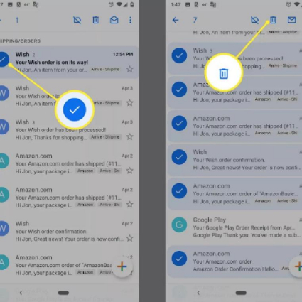 can you delete text messages sent on android