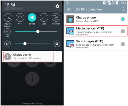 android file transfer mode