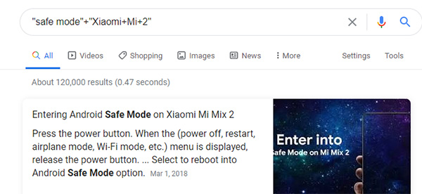 android is in safe mode