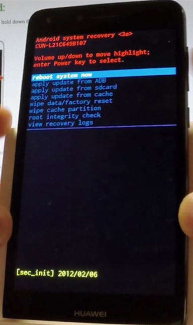 android boot into 4ext recovery