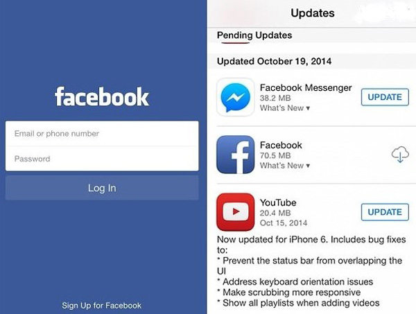 facebook app android videos don't play