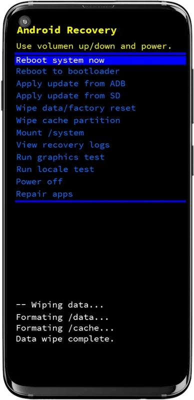 Put Realme in Recovery Mode