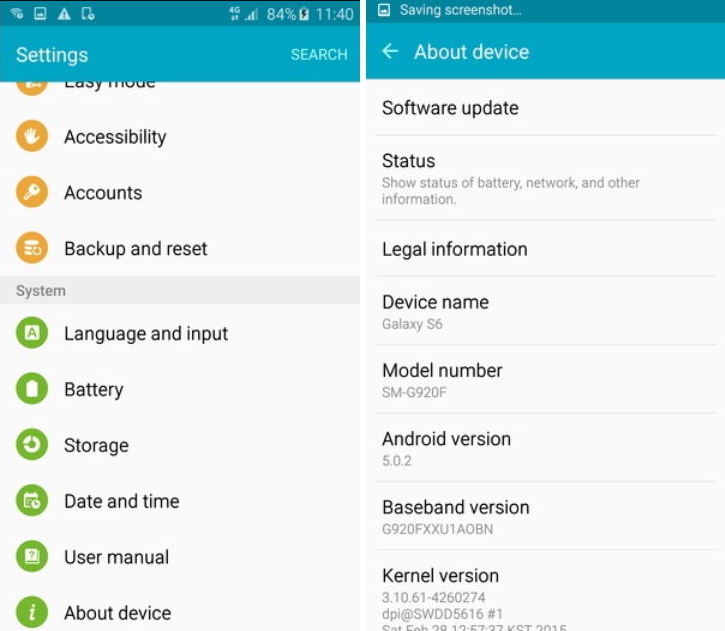 update android version update android version