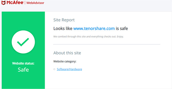 Is Tenorshare Safe Reddit