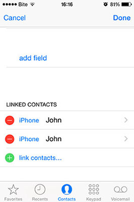 linked contact